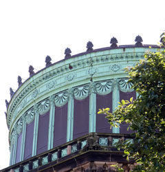 Detail of the observatory buildings