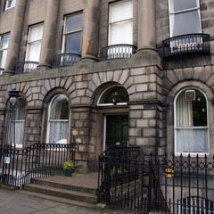 Photograph of 15 Royal Terrace where Charles Piazzi Smyth lived