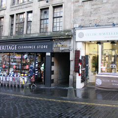 Fountain Close, site of the Edinburgh College Dispensary.