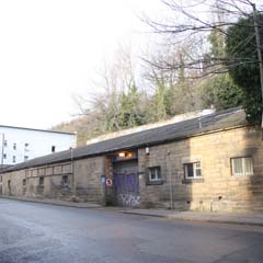 The exterior of Calton Hill Brewery