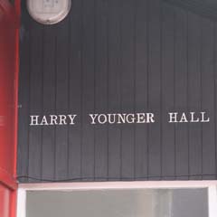 Harry Younger Hall sign