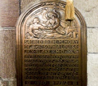 Plaque in St. Giles Cathedral